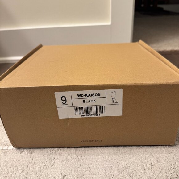 Journee Collection Kaison Thigh High Boots in Faux Suede in Black - Picture 7 of 8